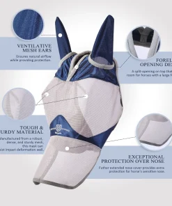 Alternative view of FlyShielder Full Face Horse Fly Mask